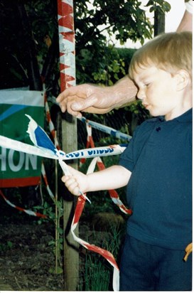 Ceremonial opening of Palmers newly converted winecellar C1995