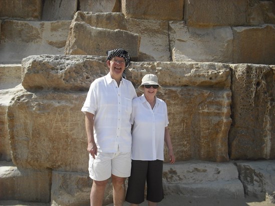 Elaine and John in Egypt