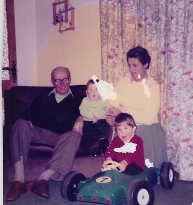 Granny, Grandpa, Duncan and Neil