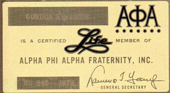 Alpha Phi Alpha - Life Membership