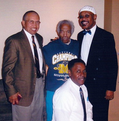 Gordon with Brothers of Alpha Phi Alpha