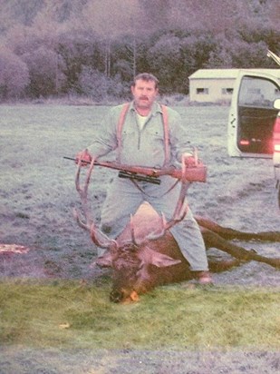Dad with Elk