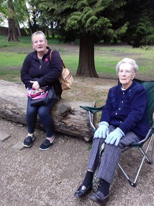 Nan and Mum , Belton House 2017