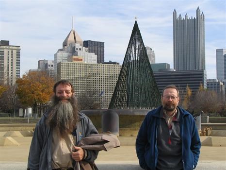 Jim Dietz & Dick, Super Computing 2004, Pittsburgh