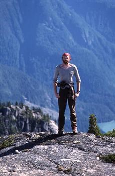 Tahumming range, several thousand feet above Toba Inlet. BC Coast, 1989.