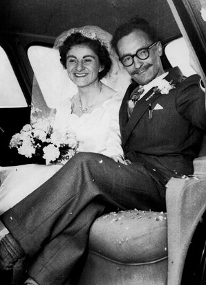 Wedding day, March 1956