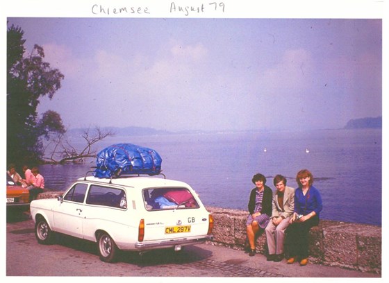 On the banks of Chiemsee, Bavaria, August 1979