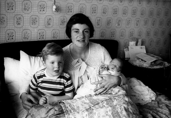 Barbara with Richard and Margaret, 23rd April 1962