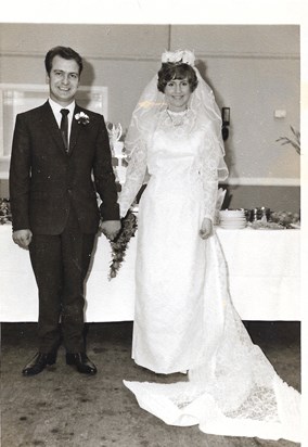 Barbara and Paul’s Wedding Day-August 1965