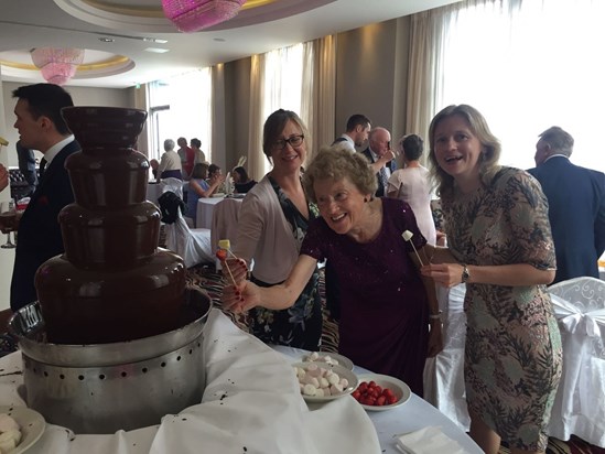 2017 Chocolate Fountain at Sean and Aisling's Wedding