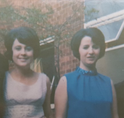 ?1966 with friend Pat Kelly, Liverpool