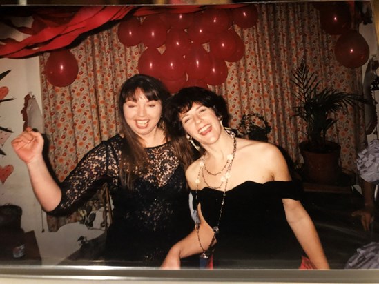 Party time with Teri in the 1990s
