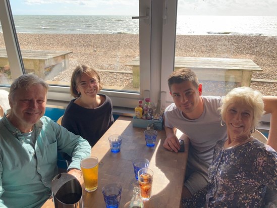 Family lunch at Lancing September 2021