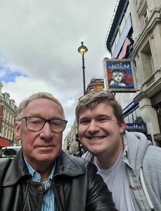 Steve and I, he took me to my first ever West End Show, will never forget the privilege I had to watch Les Mis with this man.x