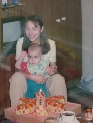 My daughter Emina & Suzana on 03.09.1998. 