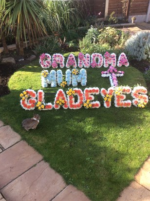 All things bright and beautiful for our beautiful Gladeyes, Mum, Grandma & Great-Grandma xx xx xx xx