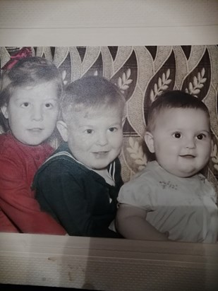 Your Beloved Children: Valerie, Steven and little baby Janet XXX  