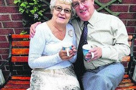 Colin and Gladys in Manchester evening news