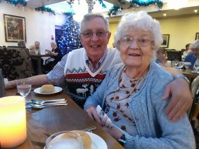 Sharing Tinsel and Turkey with you at Lytham. Thanking you both for marvellous memories xxxx 