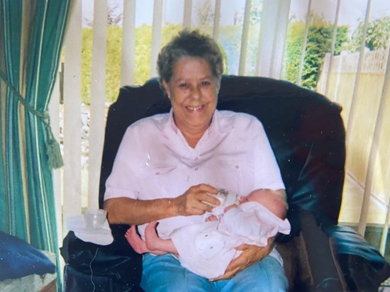 Nan when she became a Great Nan for the first time 