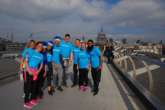 The Diabetes UK Charity Walk team