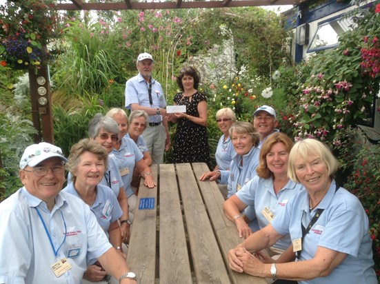 FCSA - cheque presentation to Mission to Seafarers, Falmouth - August 2014