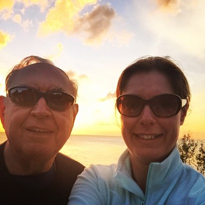 Sunset selfie with my Dad 2015
