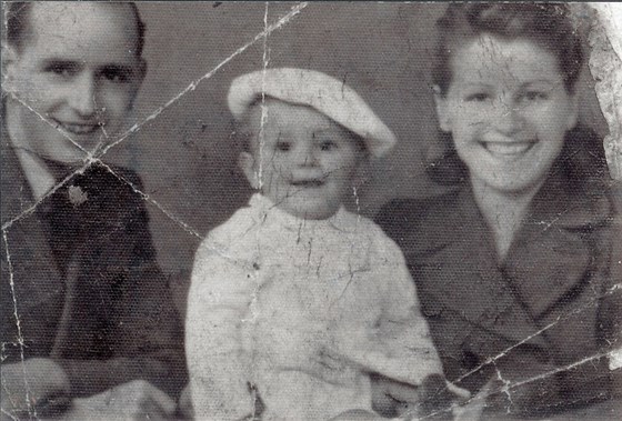 Clive with his Mum & Dad