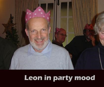 Leon uncharacteristicly partying