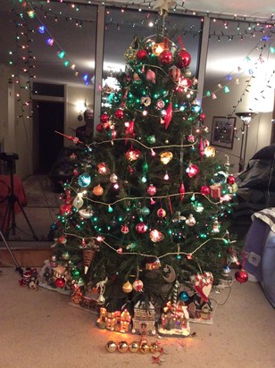 A better photograph of Terri’s Christmas tree 2017