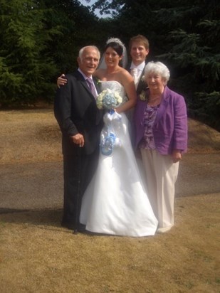 Nana, Grandad, Claire & Will, 2006