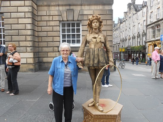 2014 Edinburgh Tattoo  - this became a regular as well - honestly she was never still - always away on adventures - we had a lovely weekend