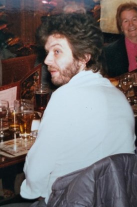 Graham at BT Xmas dinner early 1980s