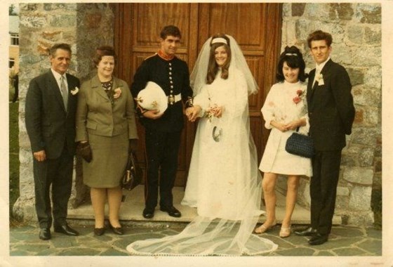 Mum & Dad's Wedding Day- with the "in-laws"