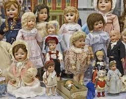 Love: Porcelain Dolls... even though they freaked us out!!