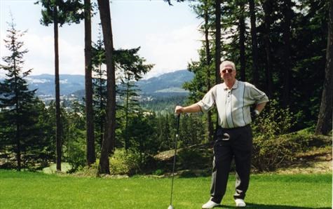 John at the Whistler resort, Canada