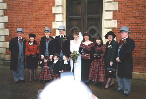 Graham and Maria's Christmas wedding 17 December 1994