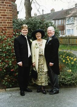 Martin's wedding day 6 April 1996