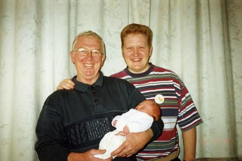 James Graham Roberts-Hunt born 13 December 1995 - Graham and Maria's 1st son