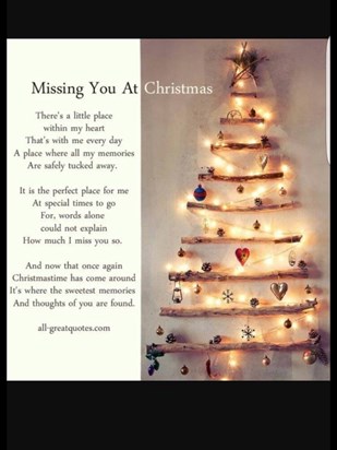 You so loved Christmas darling and it's not the same without you xxx