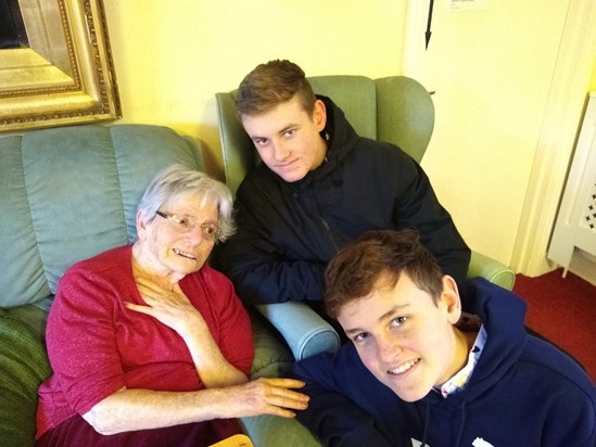 mum, Harry and Alex