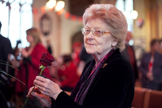 Edna at our wedding in 2014 (Gabriel and Gwen)