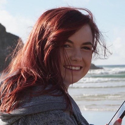 Our darling girl on Perranporth beach July 2020 ❤️