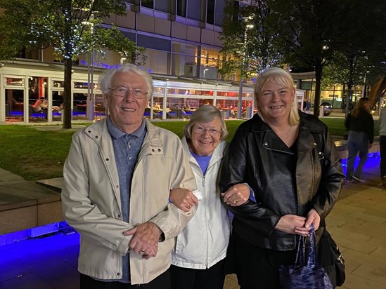 Brian, Sandra and Mandy at Jons 21st birthday celebration