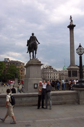 Dad, Nicole and Stuart in London