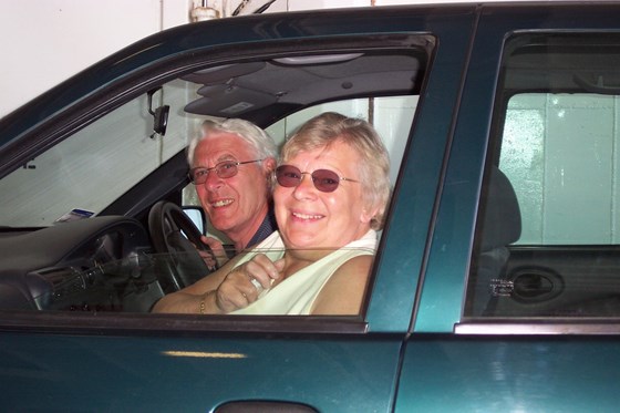 Mum and Dad on the Ferry from the Isle of White