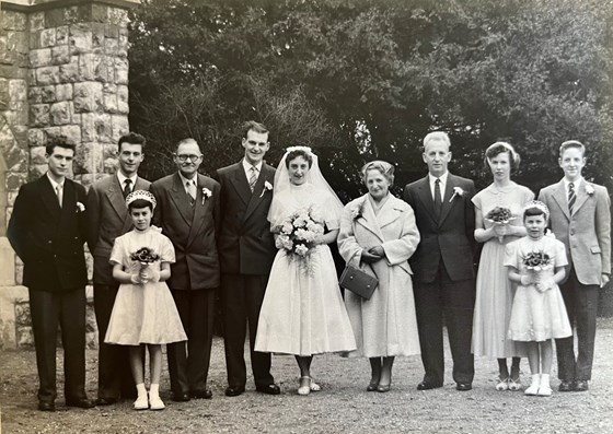 Wedding close family 24.03.1956