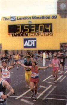 London Marathon 1989 aged 47