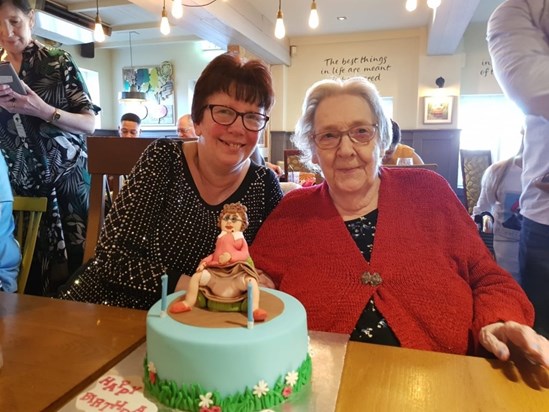 Mum/Nan and Debbie joint birthday meal 2019
