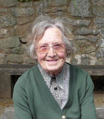 Mum (aged 88) in happier times in Devon, when she was still fully mobile